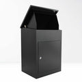 Lockable Parcel Delivery Box - Secure Mailbox, 44x35x58cm, Galvanised Steel, Weatherproof - SuperSaverAU - view 2