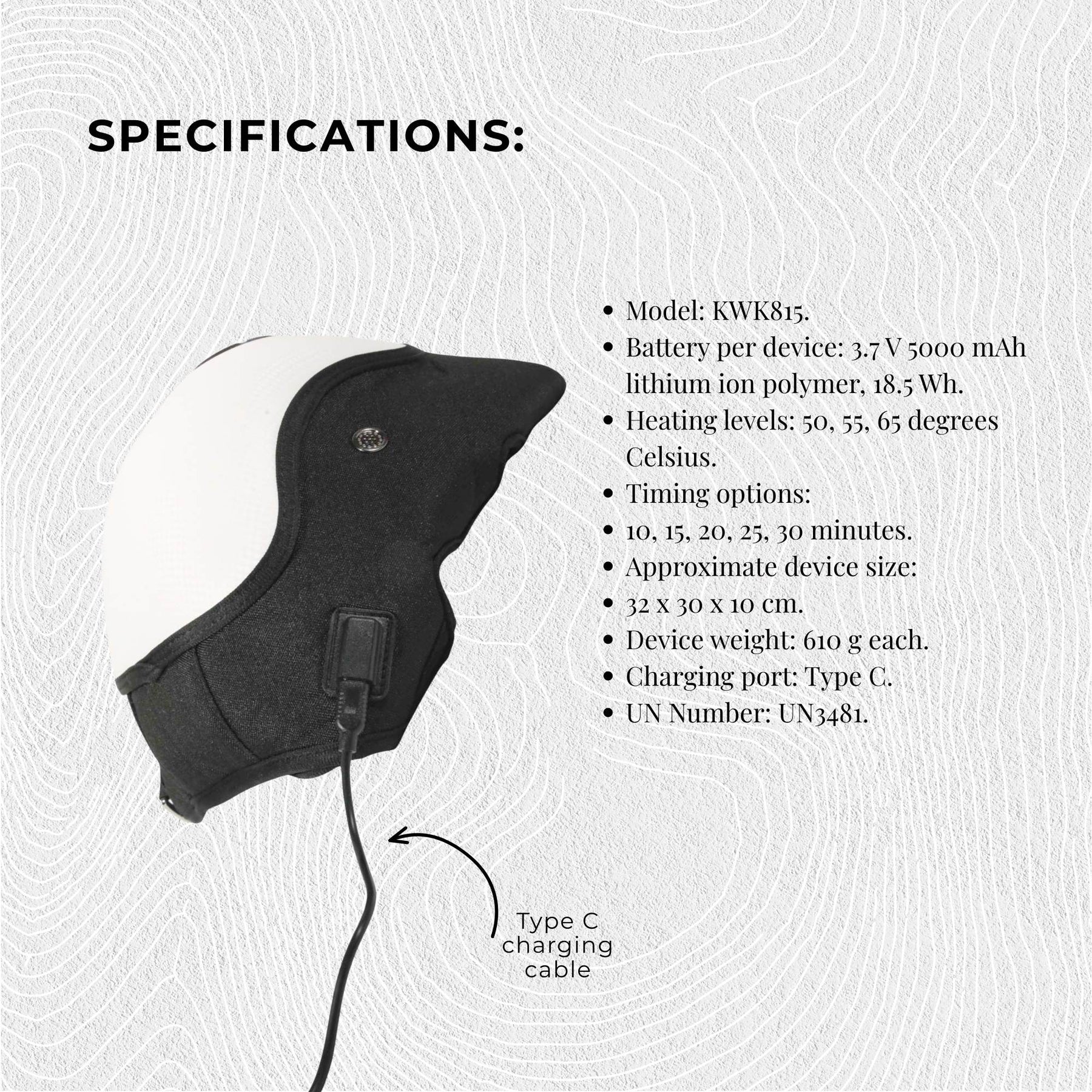 Orku Electric Knee Massager 2 Pack with Heat Air Compression Vibration and Type-C Charging