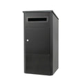 Lockable Parcel Delivery Box - Secure Home Package Locker 38x38x90cm Black - SuperSaverAU - view 1