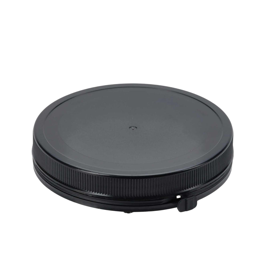 2.5L Wide Mouth Black PET Jars with Lids - Empty Protein & Powder Tubs (10 Pack) - SuperSaverAU - view 1