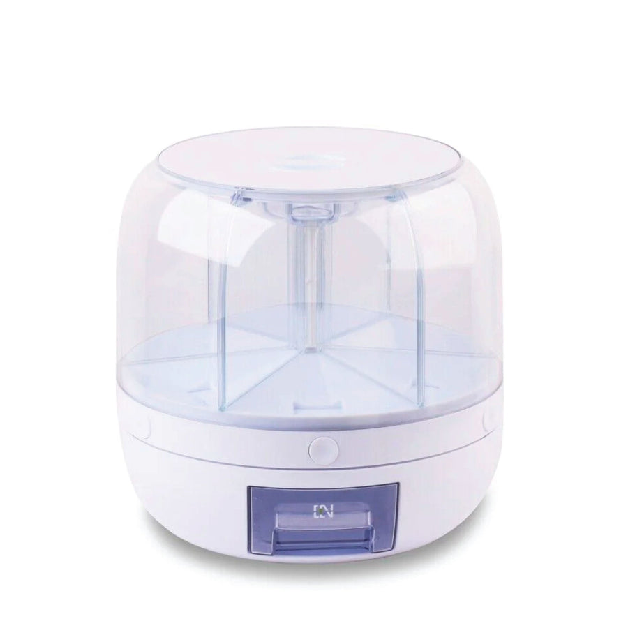 Kitchee 6Kg 6-Compartment Rotating Food Dispenser - BPA-Free Storage Container - SuperSaverAU - view 1
