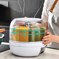 Kitchee 6Kg 6-Compartment Rotating Food Dispenser - BPA-Free Storage Container - SuperSaverAU - view 2