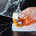 Premium Sailboat Glass Whiskey Decanter Set with 4 Globe Glasses - 1L