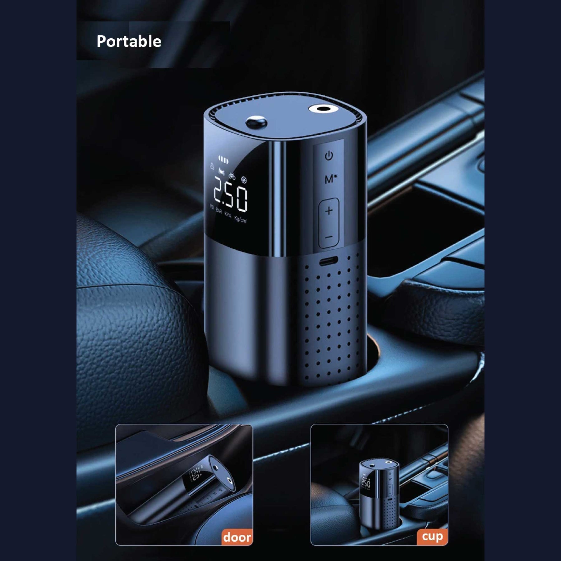 Social Hike NP46 Rechargeable Portable Tyre Inflator