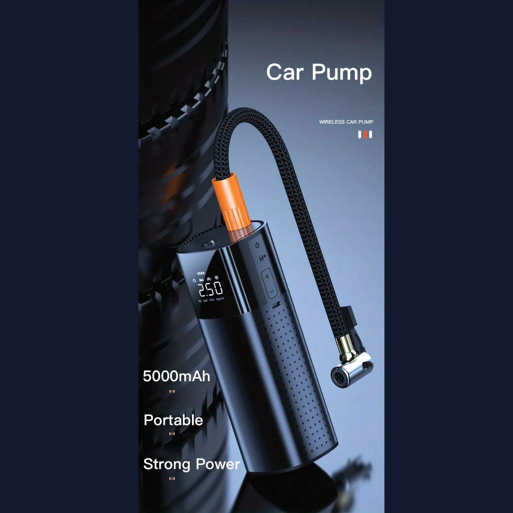 Social Hike NP46 Rechargeable Portable Tyre Inflator
