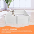 Rooster Farms PVC Whelping Box 1.15m x 1.15m x 0.48m - Safe Puppy Birthing Pen - SuperSaverAU - view 3