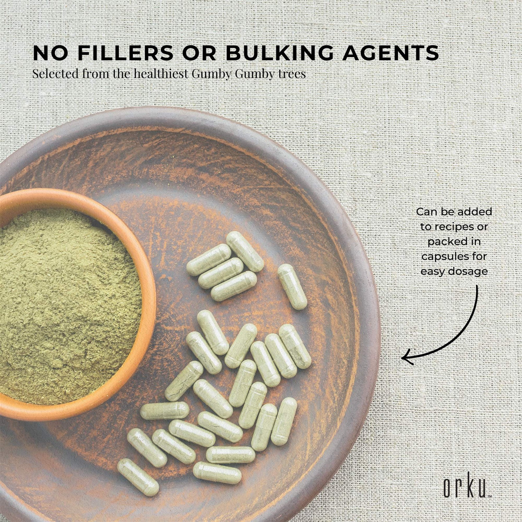 600g Gumby Gumby Pure Powder Tub Gumbi Aboriginal Plant Pittosporum Angustifolum - SuperSaverAU - view 4