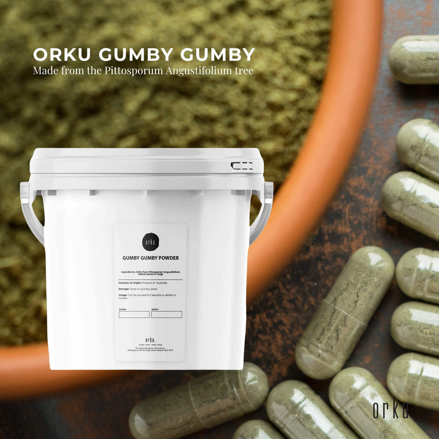 3Kg Gumby Gumby Pure Powder Tub Gumbi Aboriginal Plant Pittosporum Angustifolum - SuperSaverAU - view 1