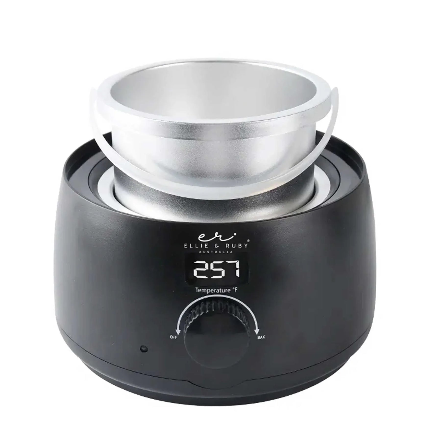 Ellie & Ruby WH-001D Black Digital Wax Warmer 500ml LED Display