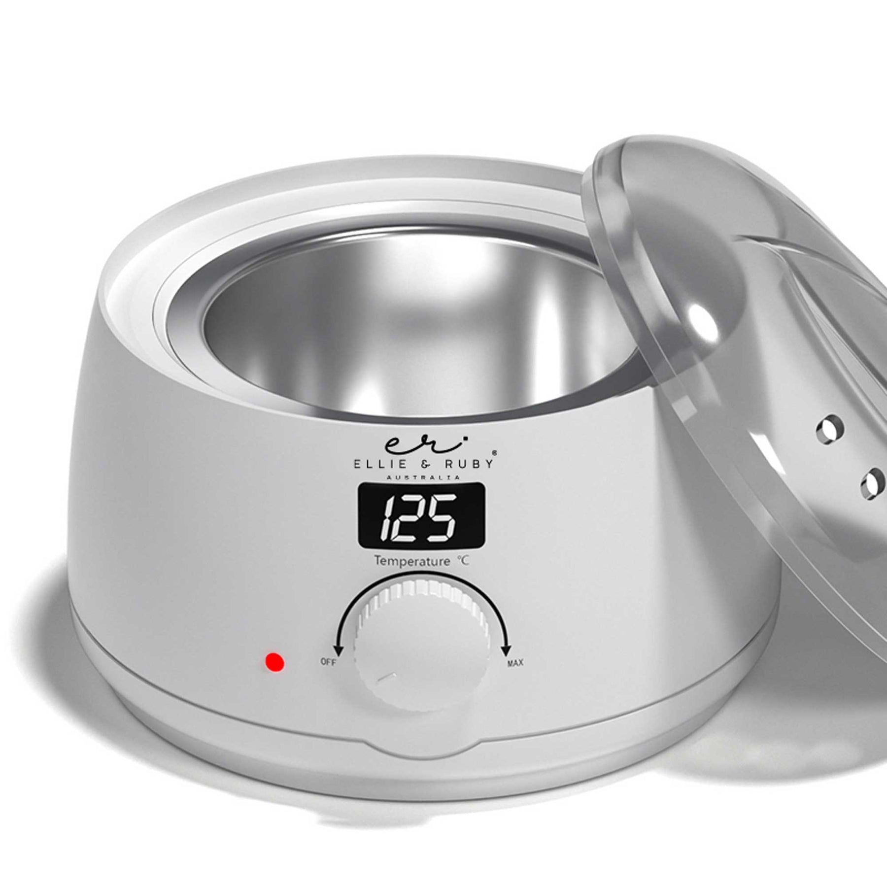 500ml Electric Wax Warmer Digital White - Hair Removal Depilatory Heater - SuperSaverAU - view 3