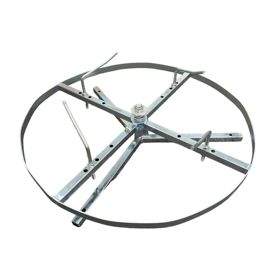 Tooleroo Wire Spinner Dispenser Reel - 1500m Capacity, Zinc Plated, Adjustable Arms - SuperSaverAU - view 1