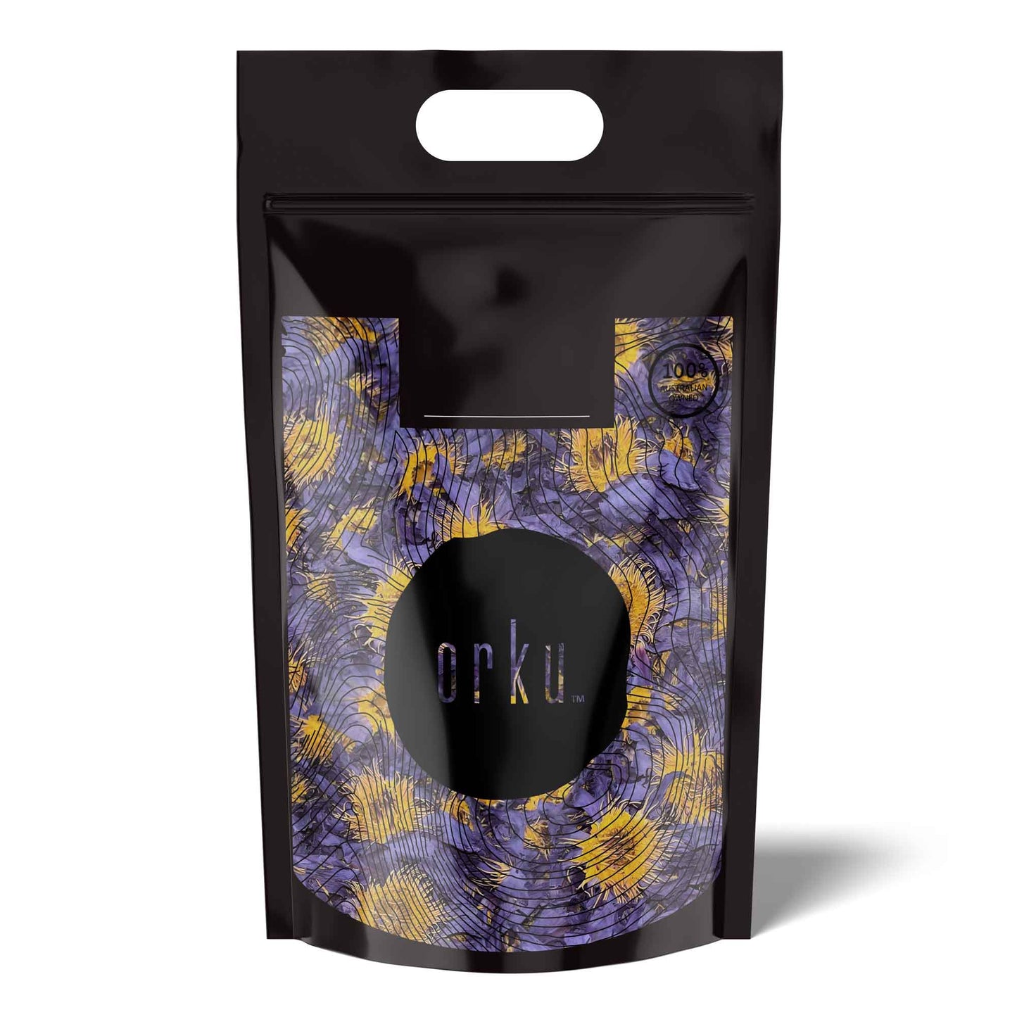 Orku 500g Dried Blue Lotus Flowers - Whole Open Lily Nymphaea Caerulea