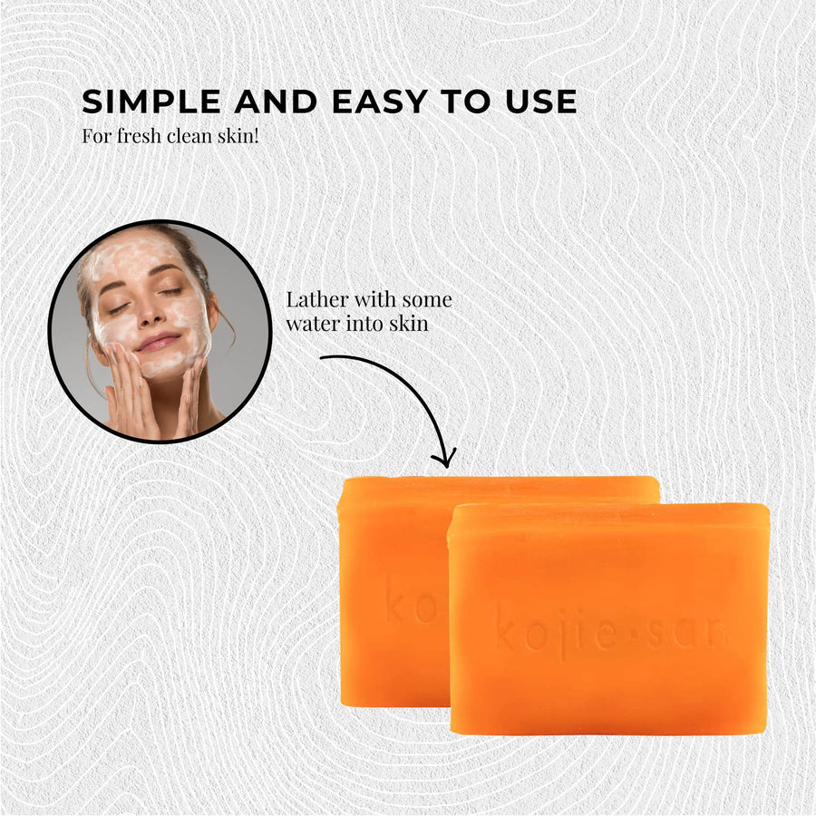 2x 65g Kojie San Soap Bar - Original Kojic Acid Bars - SuperSaverAU - view 1