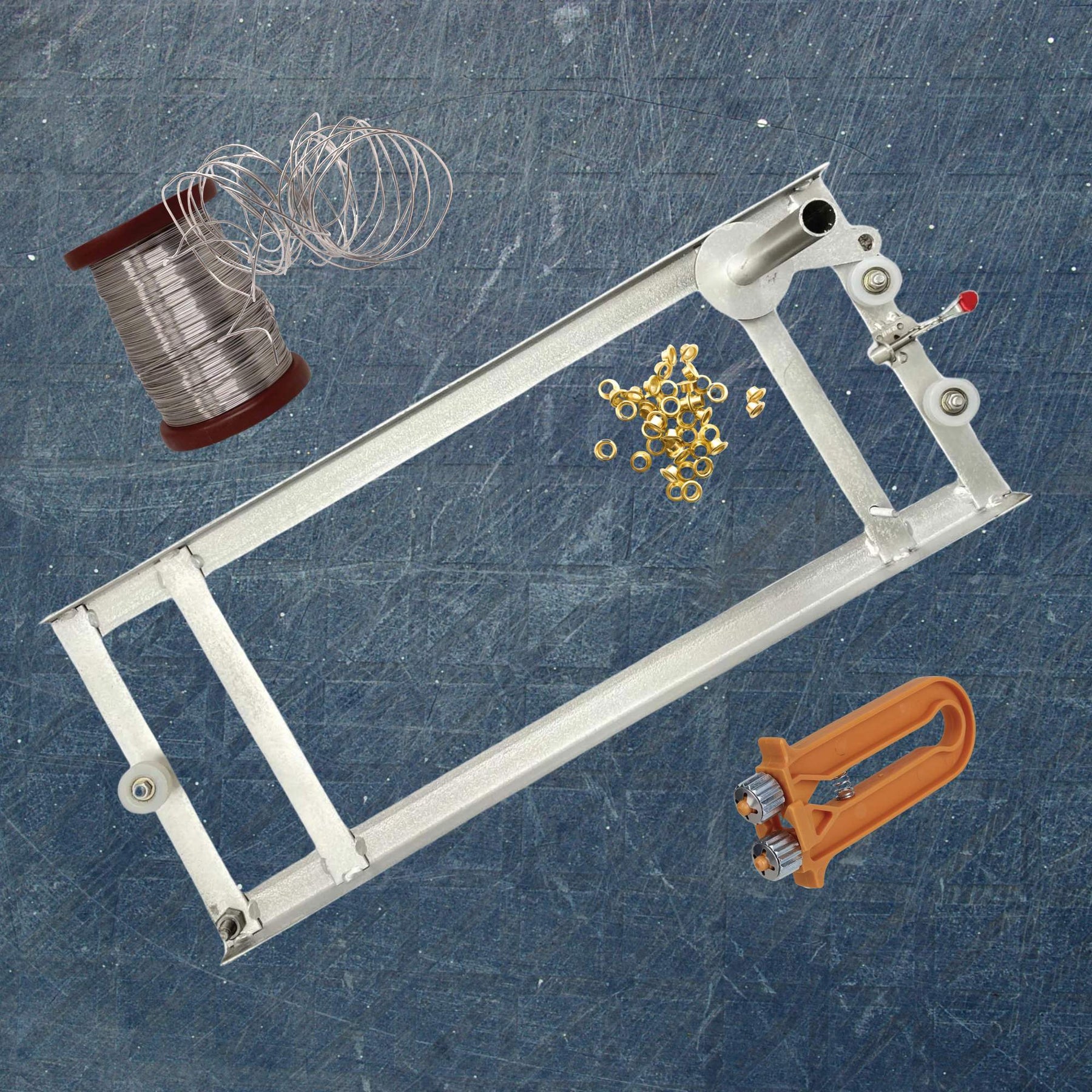 Rooster Farms Beekeeping Kit - Wiring Board, 500g Wire, Crimper, 1000 Eyelets - SuperSaverAU - view 2