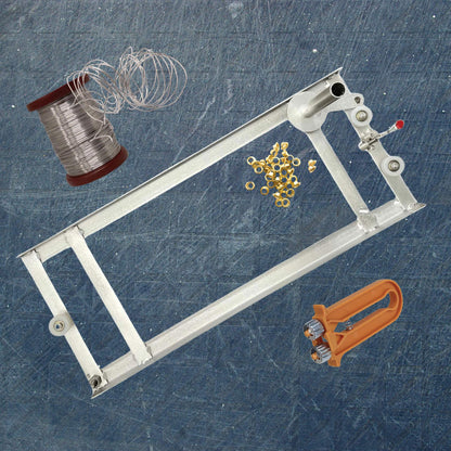 Rooster Farms Beekeeping Kit - Wiring Board, 500g Wire, Crimper, 1000 Eyelets