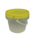 Premium Empty Honey Bucket with Tamper Evident Lid - Clear 0.8L, 10 Pack