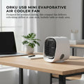 Premium USB Mini Air Purifier and Portable Desktop Cooling Fan 300ml