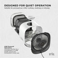 Premium USB Mini Air Purifier and Portable Desktop Cooling Fan 300ml