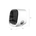 Premium USB Mini Air Purifier and Portable Desktop Cooling Fan 300ml