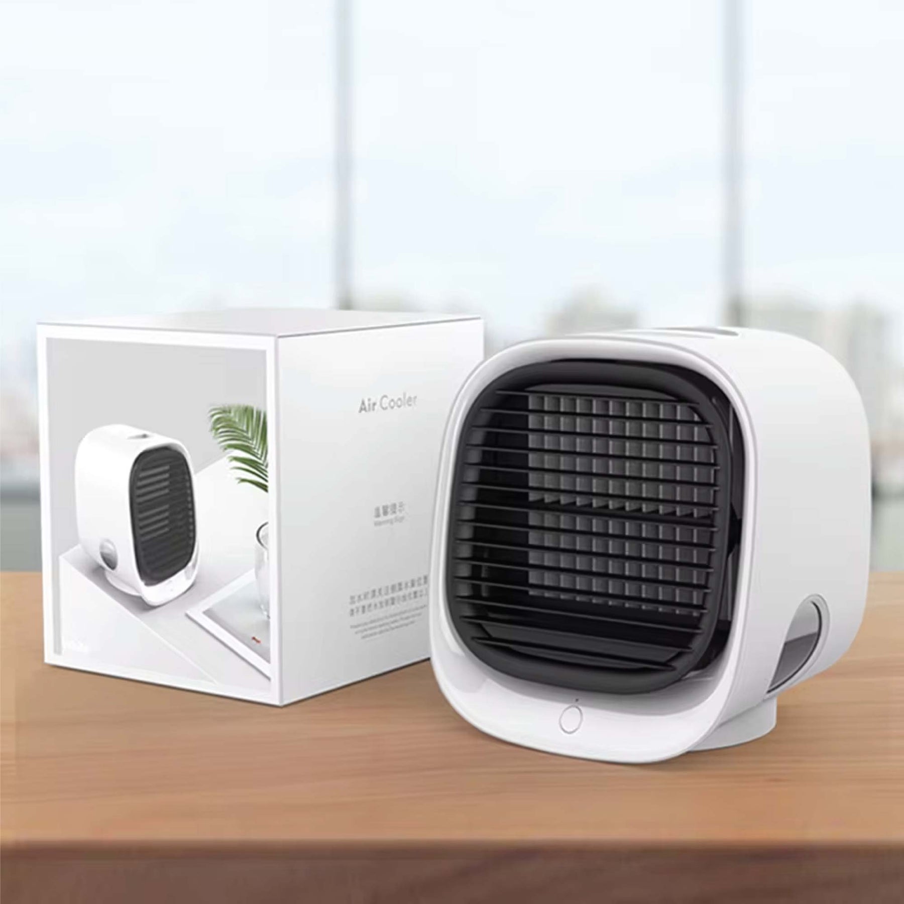 Premium USB Mini Air Purifier and Portable Desktop Cooling Fan 300ml
