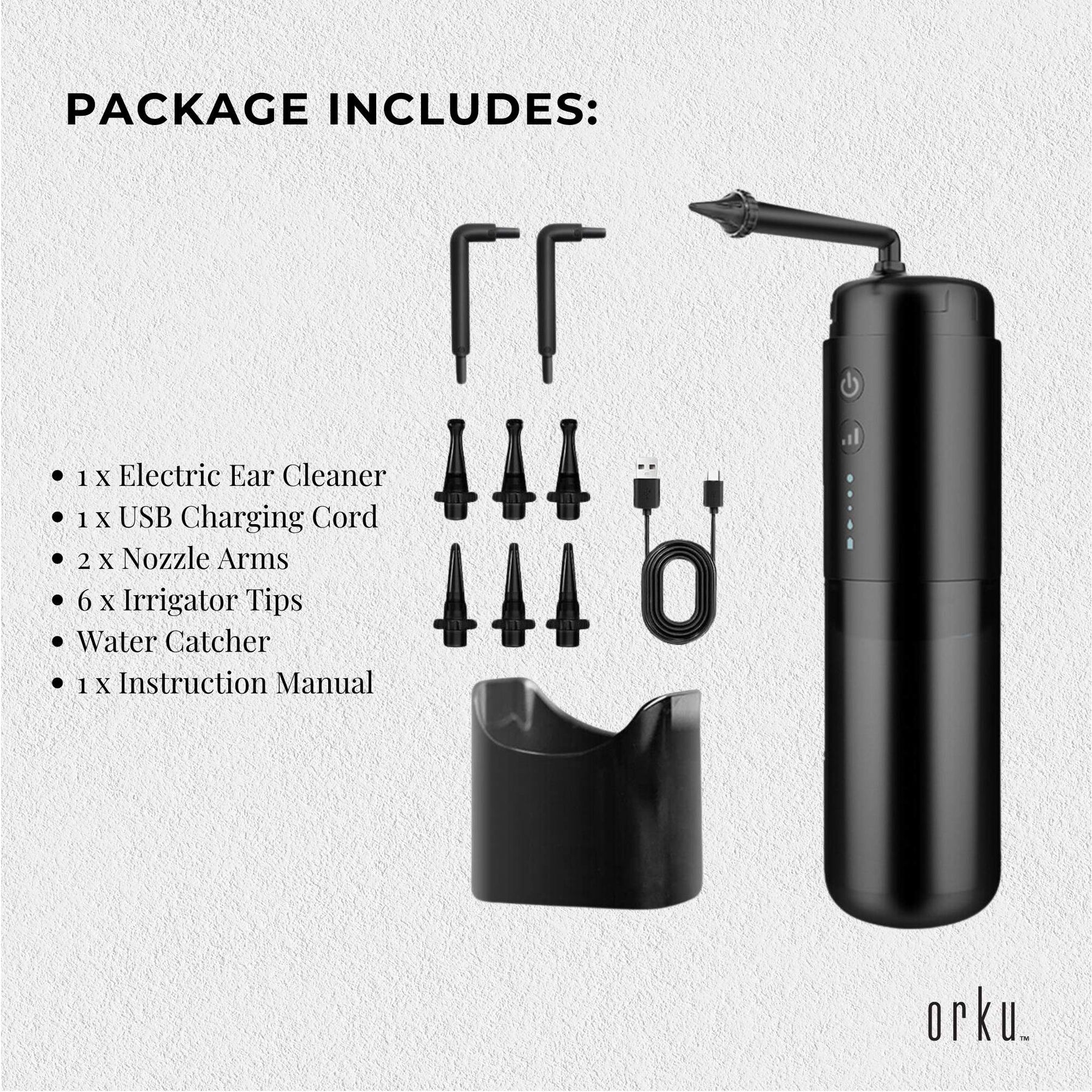 Electric Ear Wax Removal Cleaner - Portable Rechargeable Irrigator - SuperSaverAU - view 5