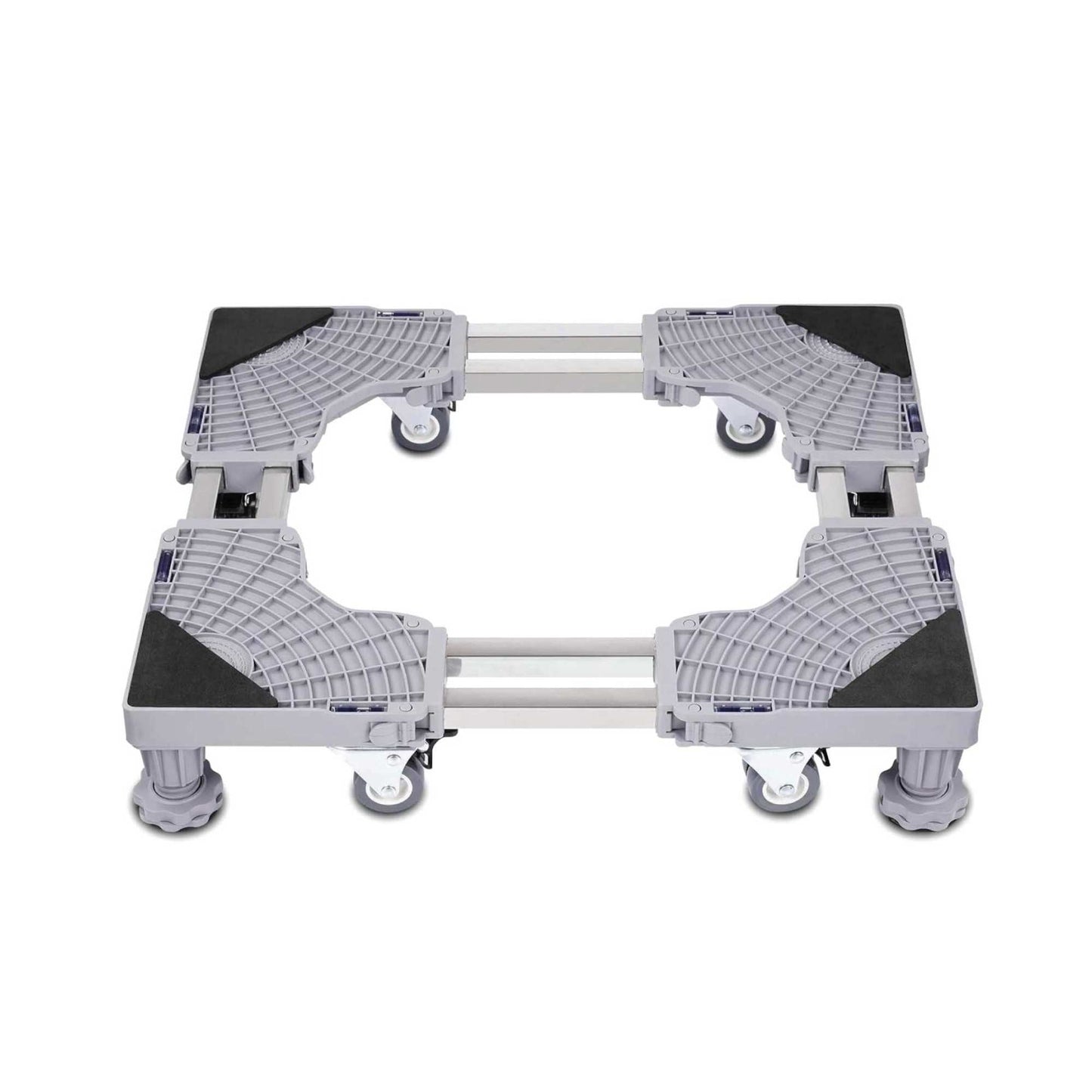 Adjustable Appliance Base Stand - Lock Wheel Trolley For Washing Machine Fridge