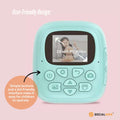 Premium Blue Kids Instant Print Camera with Video MP3 and Games
