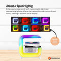 Premium Bluetooth Speaker with 15W Wireless Charger LED Lamp and Alarm Clock