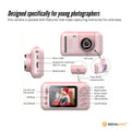 Premium Pink Kids 4MP HD Digital Selfie Camera with 2.4 Inch Screen