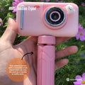Premium Pink Kids 4MP HD Digital Selfie Camera with 2.4 Inch Screen