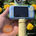 Premium Blue Kids 4MP HD Digital Selfie Camera with 2.4 Inch Screen