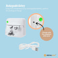 Social Hike Portable Mini Thermal Printer - White