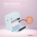 Social Hike Blue Portable Mini Thermal Printer