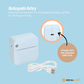 Social Hike Blue Portable Mini Thermal Printer