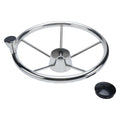 304 Stainless Steel 13.5" Boat Steering Wheel with Knob for 3/4" Shaft - SuperSaverAU - view 1