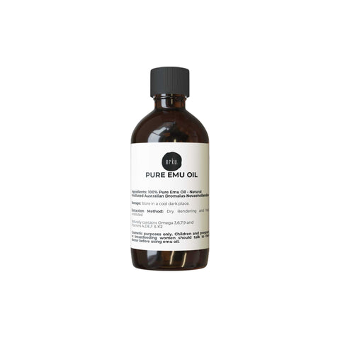 Orku 250ml Pure Emu Oil - Natural Undiluted Australian Dromaius Novaehollandiae - SuperSaverAU - view 1
