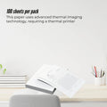 Tooleroo A4 Thermal Printer Paper 100 Sheets - Eco-Friendly, Waterproof, BPA-Free