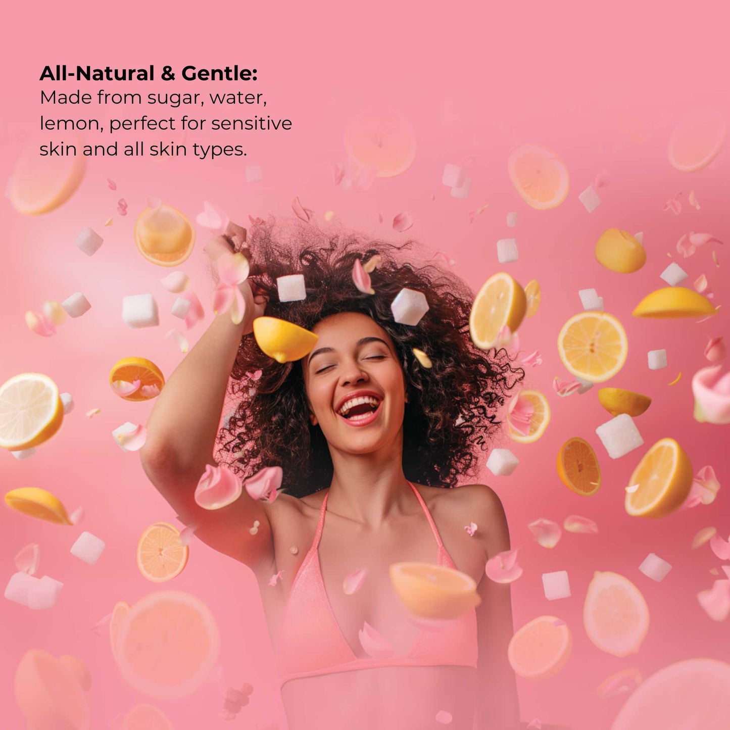 Sugaring Wax with Lemon - 150g Home Hair Removal Kit