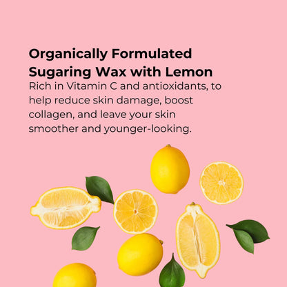 Sugaring Wax with Lemon - 150g Home Hair Removal Kit