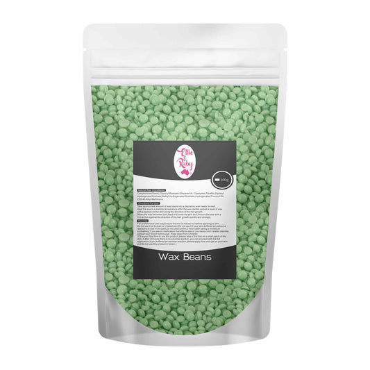 Coconut Oil Hard Wax Beans 100g - Aloe Vera Stripless Bikini Hair Removal