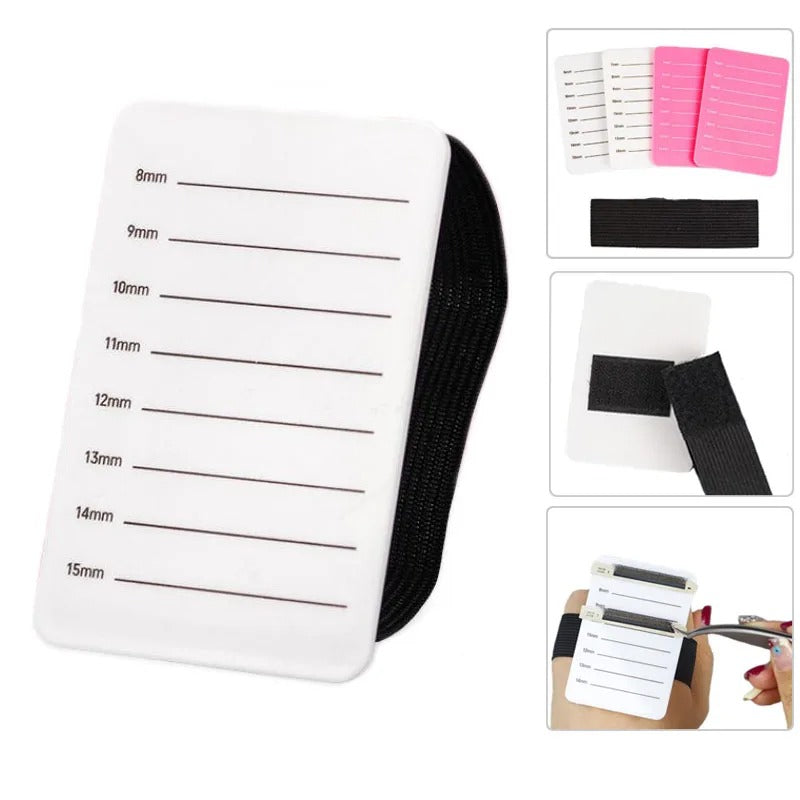 Miosh Lash Board with Strap, 8mm - 15mm Lengths, Easy Lash Organization