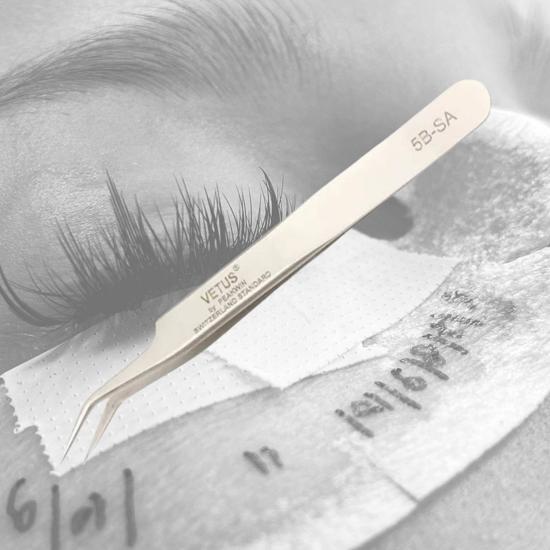 Miosh Eyelash Extension Tweezers -  Lash Isolation VETUS 5B-SA - SuperSaverAU - view 2