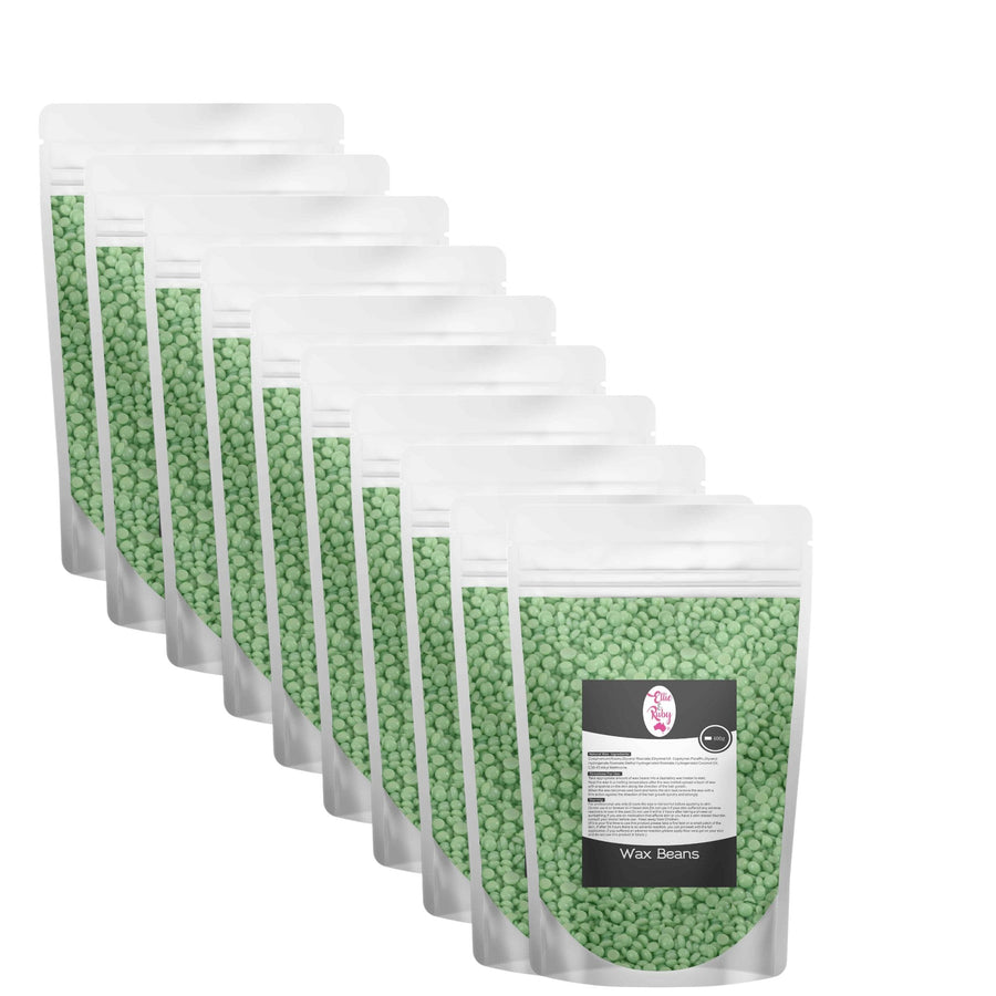 Coconut Oil Hard Wax Beans 100g - Aloe Vera, Stripless Hair Removal - SuperSaverAU - view 1