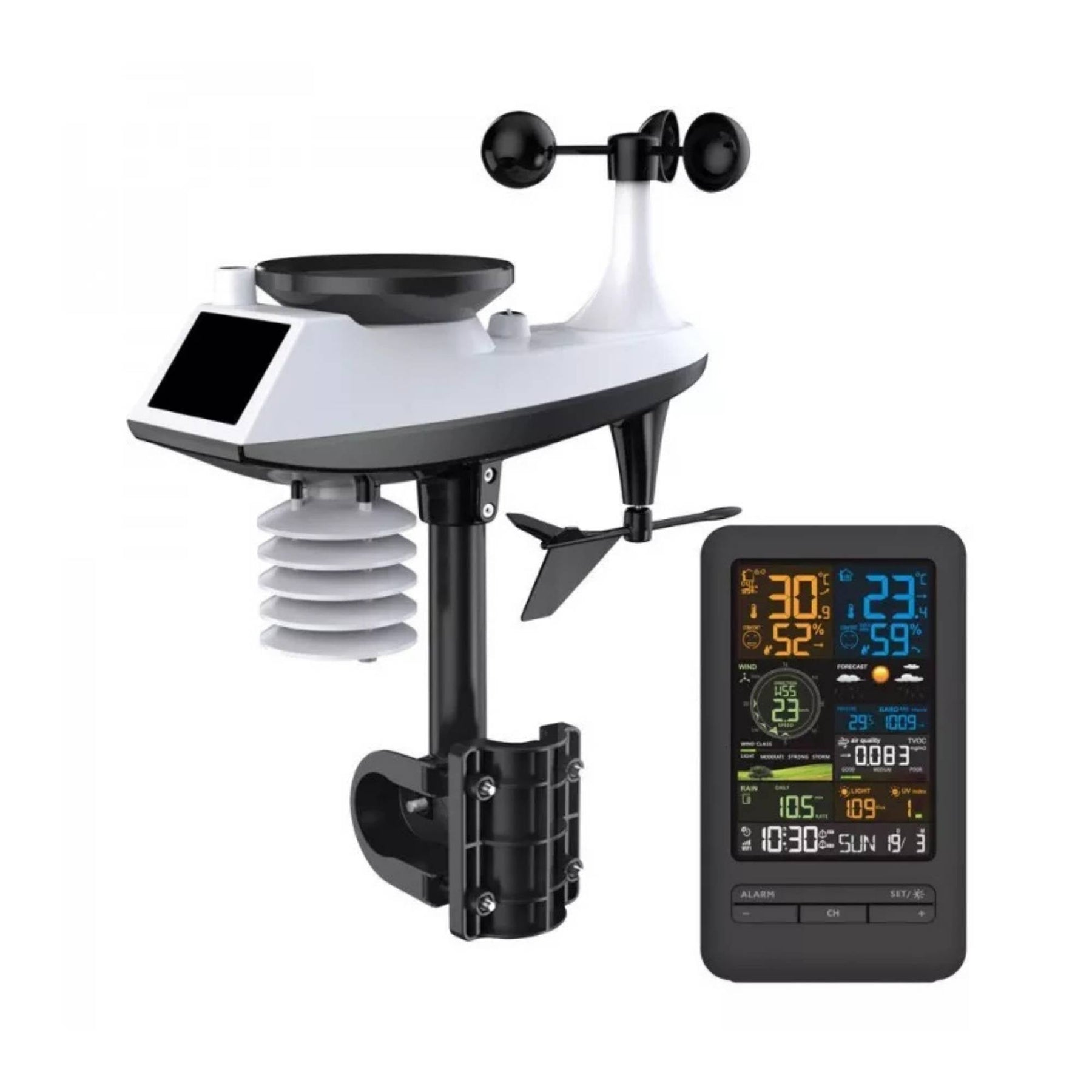 Tooleroo Weather Station 7-in-1 Professional Home Forecast Outdoor Sensor - SuperSaverAU - view 1