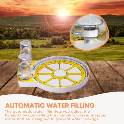 Automatic 8/18 Egg Incubator - Electric Turning, Dual Power Supply, Humidity Control