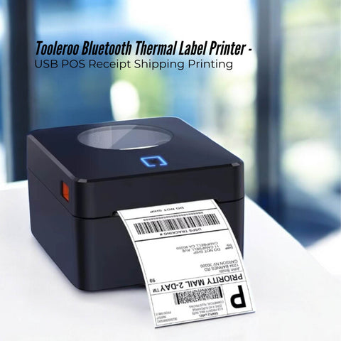 Tooleroo USB Bluetooth Thermal Label Printer - 160mm/sec, 25-104mm Width - SuperSaverAU - view 2