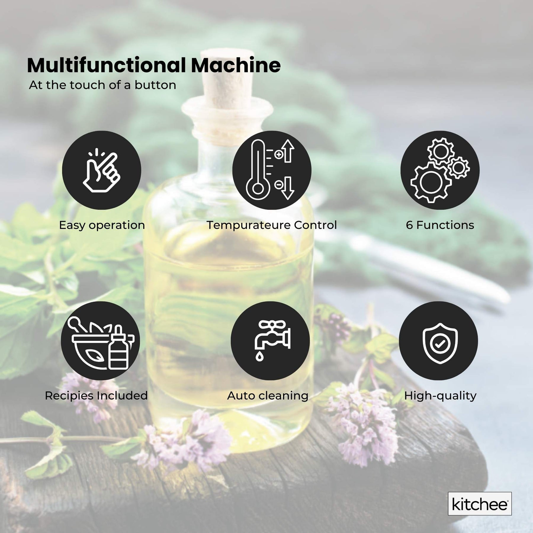 Kitchee Electric Butter Oil Herbal Infuser & Extractor + Decarboxylator Machine - SuperSaverAU - view 5