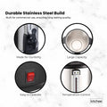 Kitchee 10L Stainless Steel Electric Water Boiler Urn with Auto Temperature Control - SuperSaverAU - view 4