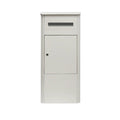 Lockable Parcel Delivery Box - Secure Mailbox 38x38x90cm, Galvanised Steel, Weatherproof - SuperSaverAU - view 1
