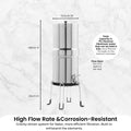 Orku 8.5L Gravity Benchtop Water Filter - Stainless Steel Fluoride Removal - SuperSaverAU - view 4